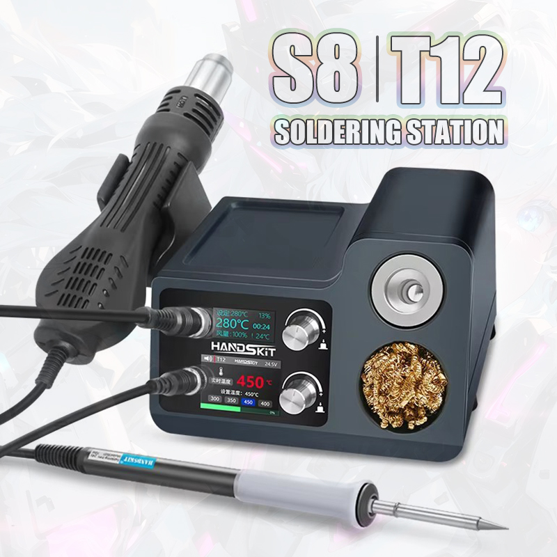 T12 Soldering Station With 858 - Hot Air Rework Station T12 recension och pris