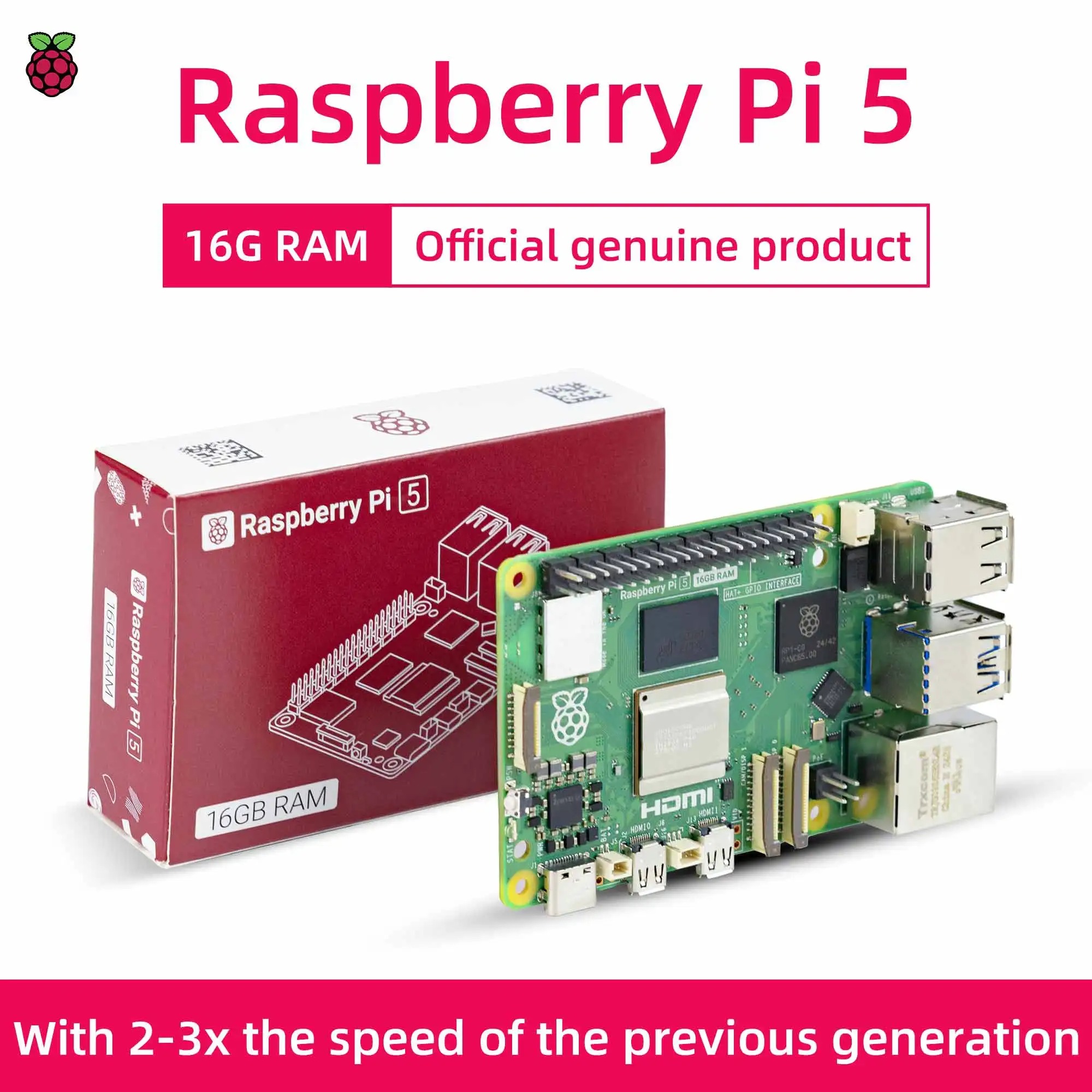 Seeedstudio New Product Origin - Raspberry Pi 5 8Gb Kit recension och pris