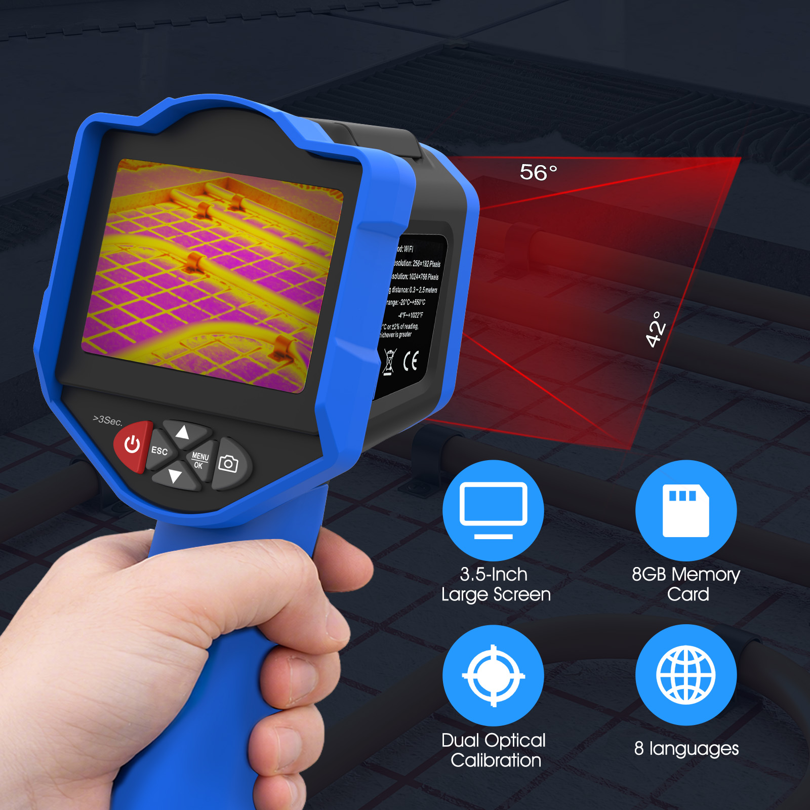 HoldPeak Thermal Imaging Camer - Thermal Imaging Camera Pcb Repair recension och pris